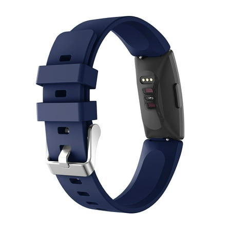 StrapsCo Silicone Rubber Watch Band Strap for Fitbit Inspire & Inspire HR - Small/Large