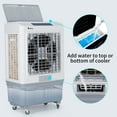 thumbnail image 3 of Zimtown 4118 CFM Evaporative Air Cooler, Swamp Cooler w/13.2Gal Water Tank for Commercial, Indoor, Outdoor, 3 of 9