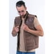 thumbnail image 3 of castelli chaleco piel borrego estilo western cuero vintage caballero hombre, 3 of 4