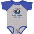 thumbnail image 3 of Inktastic Grammy and Grandpa Love Me Grandson Boys Baby Bodysuit, 3 of 5