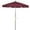 Burgundy, variant on 7.5' Hex Home Garden Umbrella 6 Rib Crank Champagne Bronze with Burgundy Vinyl Coated Weave Canopy