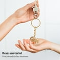 thumbnail image 4 of Brass Tuba Key Chain, Portable Ornament Fine Coated  Musical Instrument Gold Tuba Key Chain Small  For Birthday, 4 of 8