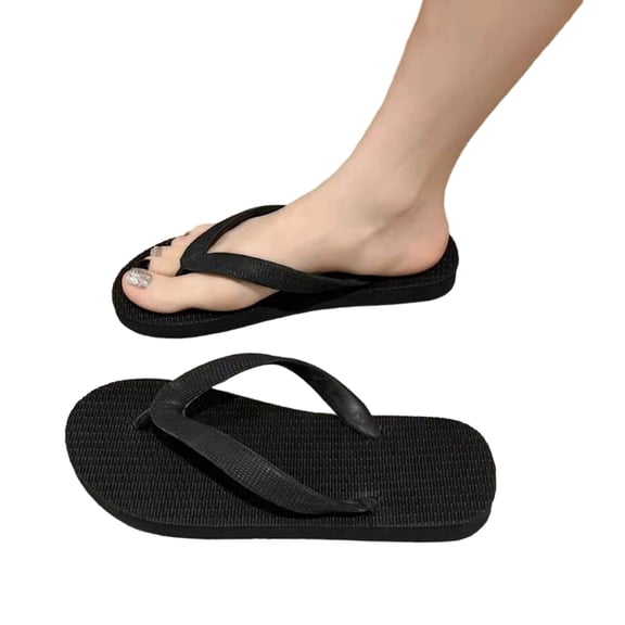 Miqool Flip Flops for Women Men, Lightweight EVA Foam Insole Sandals Comfortable Non-Slip Slip On Flats Indoor Outdoor Thong Sandals for Beach Pool Casual Summer