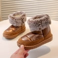 thumbnail image 6 of Toddler Kids Girls' Boots Snow Boots with Faux Fur Footwear Fleece Lined Winter Fashion Warm Footwear Warm Boots Toddler Shoes Solid Color Breathable Winter Fashion Footwear, 6 of 8