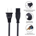thumbnail image 4 of Cable de alimentación de repuesto de 8 pies para máquina de coser Brother, 4 of 6