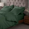 thumbnail image 2 of Superior 400 Thread Count Egyptian Cotton Duvet Cover Set, Twin, Hunter Green, 2 of 4