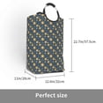 thumbnail image 3 of DouZhe 50L Rectangular Laundry Basket, Cartoon Sun Stars Galaxy Prints Waterproof Foldable Laundry Hamper with Aluminum Handles, 3 of 6