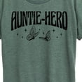 thumbnail image 3 of Instant Message - Auntie Hero  - Women's Short Sleeve Graphic T-Shirt, 3 of 7