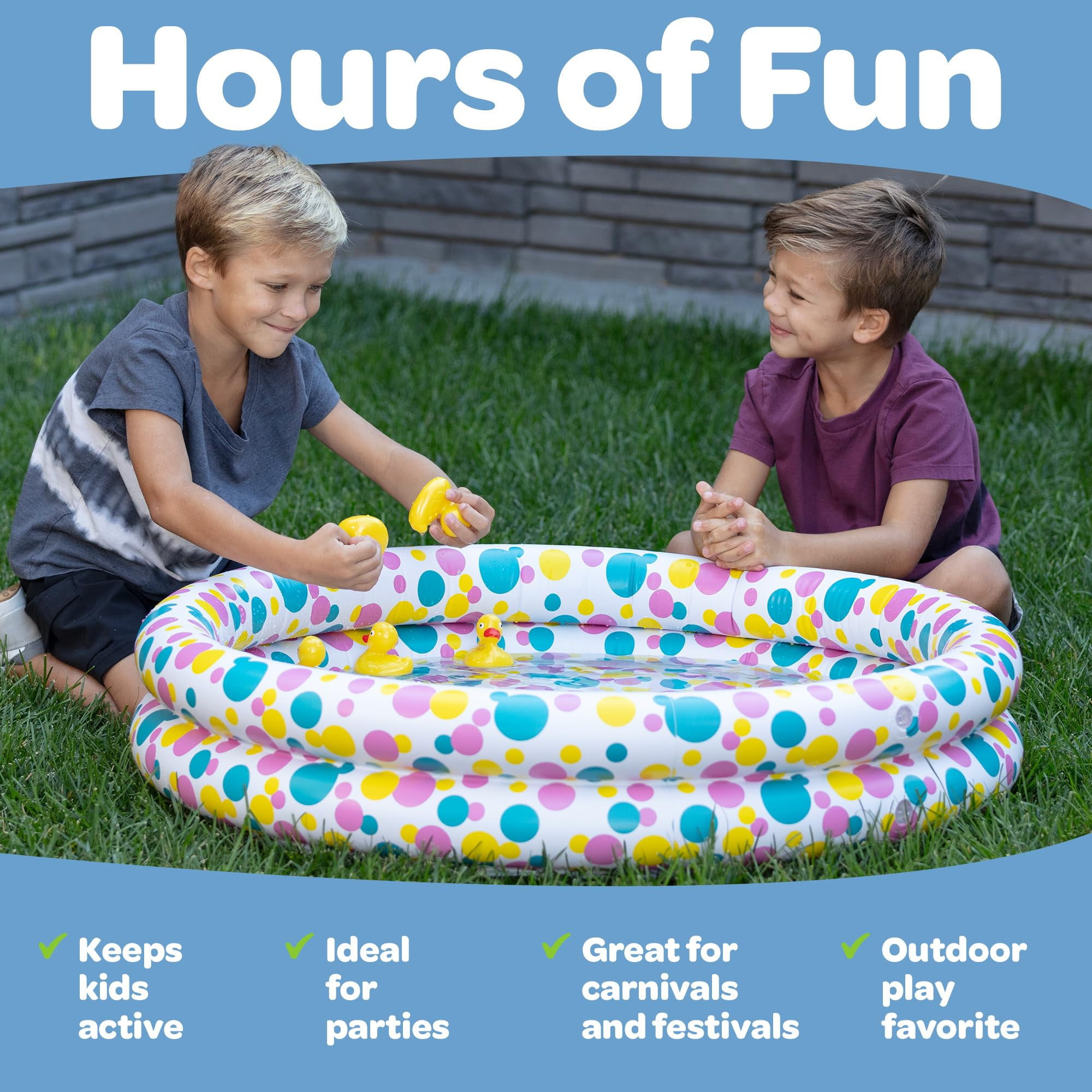 Duck Pond Matching Carnival Game, Outdoor Games for Birthday Party's, Easter Gift Summer Toy, for Kids Ages 4-8