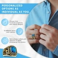 Keepsake Personalized Men's Classic Square Class Ring available in
