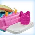 thumbnail image 6 of Barbie Toy Boat Set with Puppy, Life Vest and Beverage Accessories, Floats in Water (Seats 3 Dolls), 6 of 7