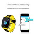 thumbnail image 3 of Moyic Voice Chat Kids Phone Watch Niños Kids Phone Reloj de con pantalla de 1,44 pulgadas con correa de silicona Relojes inteligentes amarillo P12, 3 of 6