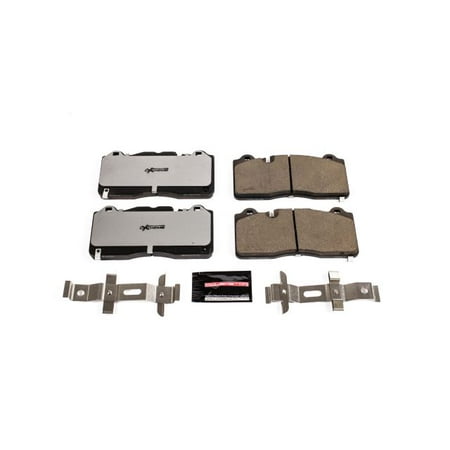 Power Stop Z26-1835 Z26 Street Warrior Carbon Fiber-Ceramic Brake Pad -Front