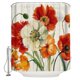 thumbnail image 1 of Cortina de ducha DEKAXID SHOWHOME con diseño de amapola roja, decoración para el baño, 1 of 5