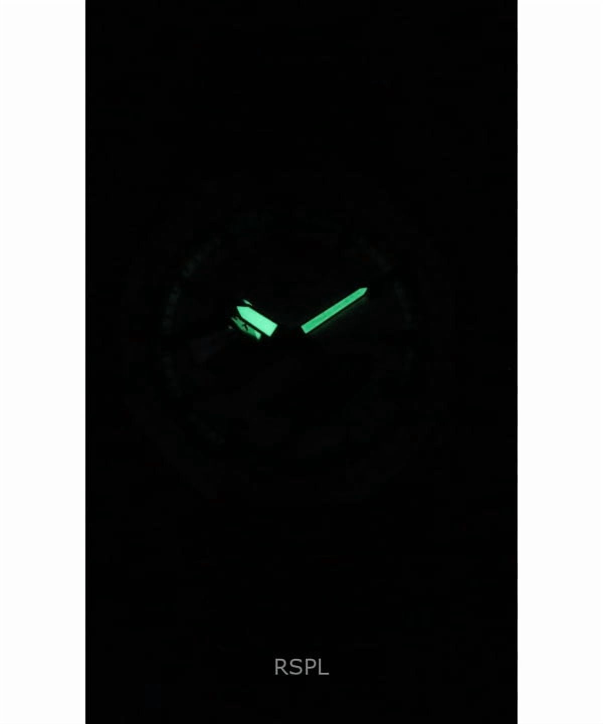 Casio G-Shock G-Steel Fine Metallic Tough Silicone Strap Grey Dial Quartz GM-2100YM-8A 200M Men's Watch
