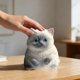thumbnail image 5 of Juguete antiestrés con forma de gato | Pelota antiestrés DIY para adultos y niños | Juguete suave y kawaii con forma de gato | Juguete para apretar de 20 cm para el hogar, la oficina y los viajes, 5 of 6