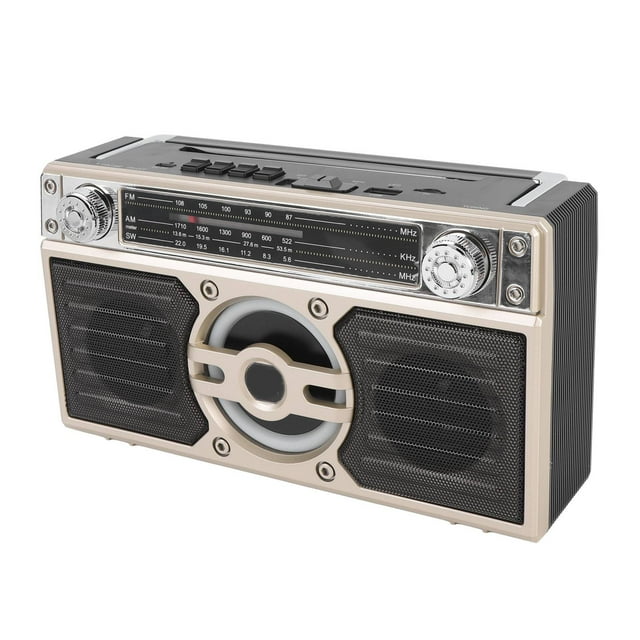 Am Portable Radio Speaker Multifunctional Rechargeable Multi Band FM AM SW Radio for Travel Long Play Time
