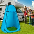 thumbnail image 3 of Gymax Portable Pop Up Douche Tente Toilette Vestiaire Camping Randonnée Bleu, 3 of 10