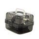 thumbnail image 4 of Estuche de transporte para jaula de hámster, portátil, práctico, con asa, transpirable, transparente Negro, 4 of 9