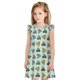 thumbnail image 1 of Fotbe Lighthouse Vestido de Dormir para Niñas de 3 a 10 Años, Mangas Cortas, Estilo Princesa, Pijama Camisón con Mangas Voladas-XX-Large, 1 of 6