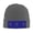 Deep Heather, variant on Indiana Flag Logo Beanie Hat Knit Hat Skull Cap for Men Women Winter Hat Gray