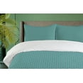 thumbnail image 4 of Ambesonne Nostalgic Duvet Cover Sets, Vintage Monochrome Motif, 2-Queen, Seafoam Multicolor, 4 of 7