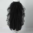 thumbnail image 5 of Women Dress Black Tutu Dress for Women High Low Tulle Skirt Layered Puffy Fairy Skirt Fairy Skirt, 5 of 7