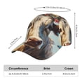 thumbnail image 3 of Baseball Cap, Artistic Flower Butterfly Cow Trucker Hats Women Dad Hat for Workouts - Baseball hat Adjustable Size, 3 of 7