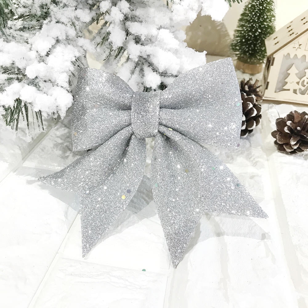 SIFANA Large Bows Christmas Tree Bowknot Ornaments Gift Present Party