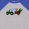 thumbnail image 4 of Inktastic Plaid Christmas Tractor With Cute Reindeer Boys or Girls Baby Bodysuit, 4 of 5