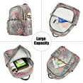 thumbnail image 5 of Casual Cat Surrounded by Pink Roses Backpack for School,College and Travel, Water Resistant Bookbag,, 5 of 7