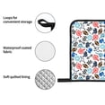 thumbnail image 4 of Daiia Sport Items Pattern Oven Mitts and Pot Holders 4 pcs Set,High Heat Resistant 500 Degree Extra Thicken Long Kitchen Cotton Oven Glove, 4 of 6