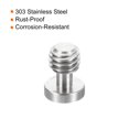 thumbnail image 4 of Unique Bargains 3/8'-16 Thread 16mm Length Camera Quick Release Screw Tripod Screw, Hex Slot Screws, Silver, 3 Pack, 4 of 5