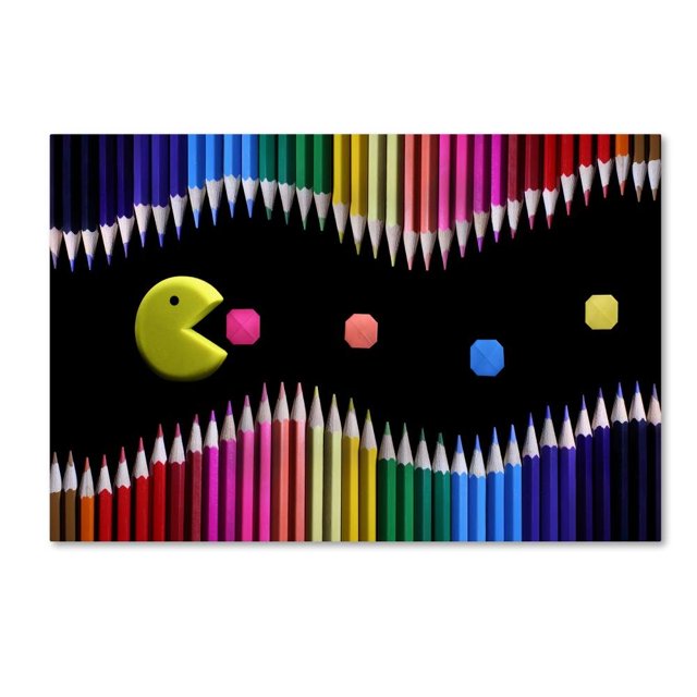 Packman by Victoria Ivanova, 30x47-Inch Canvas Wall Art
