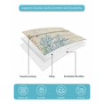 thumbnail image 4 of Quilt King Size Bedding Set, Beige Beach Coastal Reversible Summer Quilt 3 Pieces, Summer Nautical Coral Shell Botanical Vintage Lightweight Bedspreads Coverlets with 2 Pillow Shams for All Seasons, 4 of 5