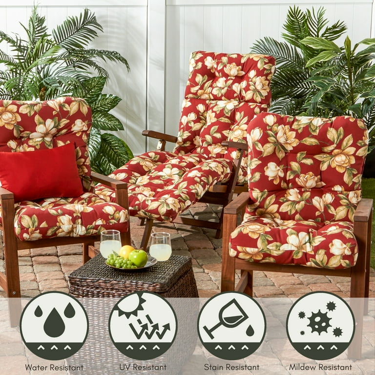 Greendale Home Fashions Patio Seat Outdoor Cushions, Exterior