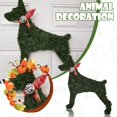thumbnail image 1 of Decoración de Amales Colgante Guirnalda, Ligero Decorativo Reutilizable Montaje Artificial Hecho a Decoraciones Naturales Estatuil Corona P Perro de pie Soledad Guirnalda colgante, 1 of 8