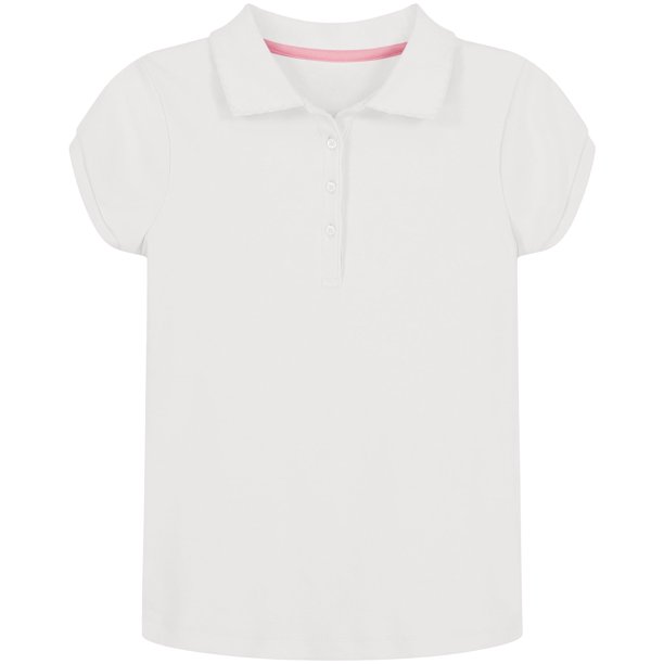 Polo Nautica para niñas, uniforme escolar, manga corta, talla 4