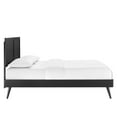 thumbnail image 4 of Modway Marlee Twin Wood Platform Bed With Splayed Legs in Black, 4 of 10