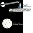 thumbnail image 3 of Boyel Living 10 inch Round Rain Shower Faucet Wall Mount Shower 3 Function Handheld Shower Head Combo Set,Chrome, 3 of 10