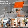 thumbnail image 6 of Garvee 16-Ft Drywall Lift, 150 lb Panel Hoist, 360° Rotate/60° Tilt, Telescopic Arm, 3 Locking Casters,Orange, 6 of 7