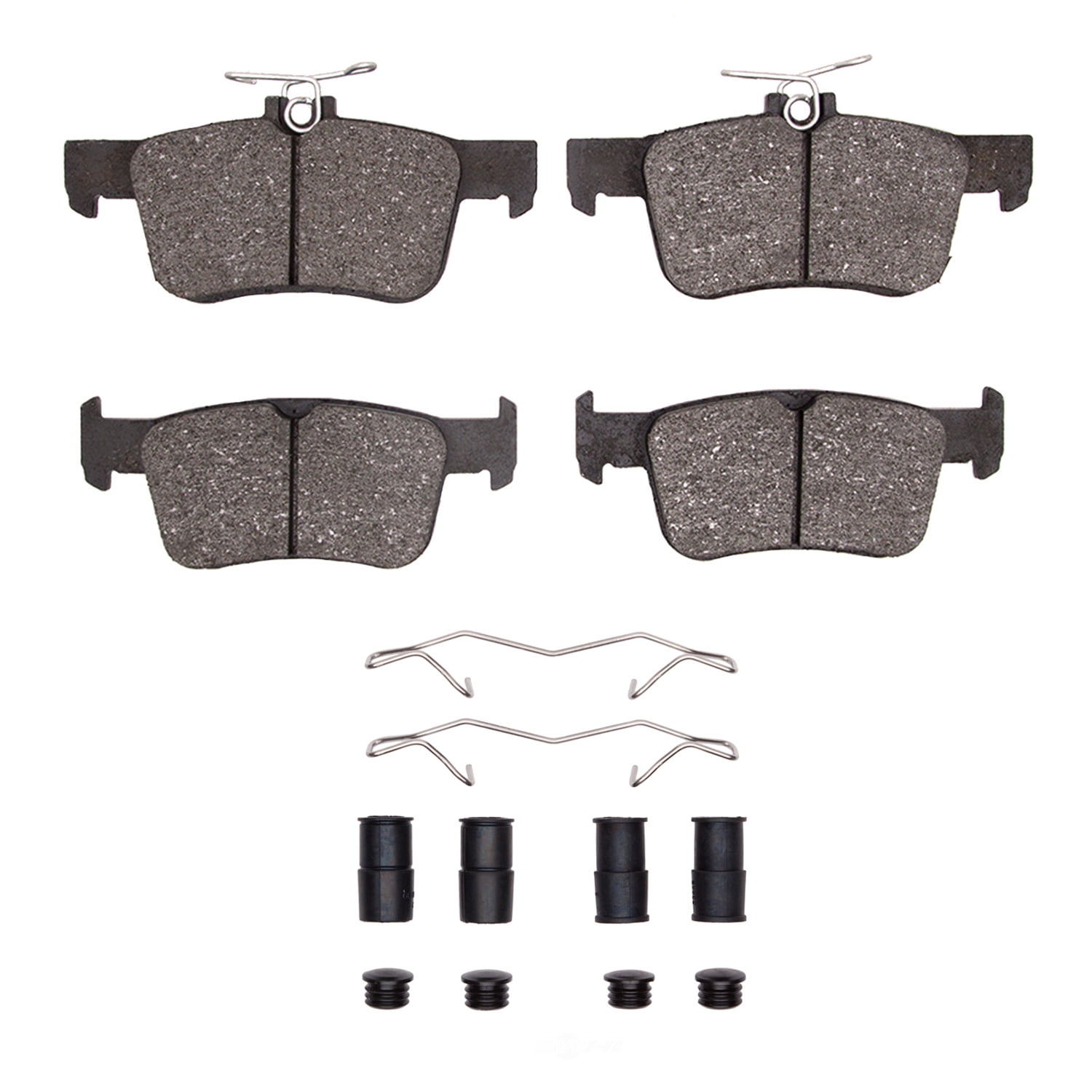 Dynamic Friction Company 1552-2102-01 DFC 5000 Advanced Brake Pads - Ceramic and Hardware Kit - OE