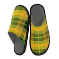 thumbnail image 2 of IAUYY Memory Foam House Slippers Suitable for Both Men and Women. Comfortable, Anti-Slip Plush Flat-Bottomed Slippers The Best Holiday Gift Yellow and Green Home Design, 2 of 9