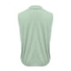 thumbnail image 5 of Top sin mangas con cuello en V y pliegues para mujer, poliéster-spandex, tallas S-XXL, elegante/casual, bloques de color, 5 of 5