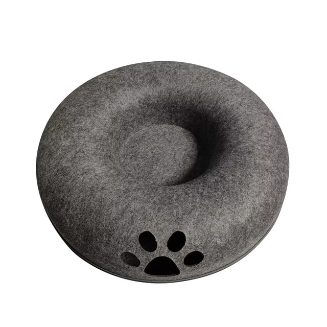 Cama para gatos jinwen interior de fieltro Gris 60x28cm