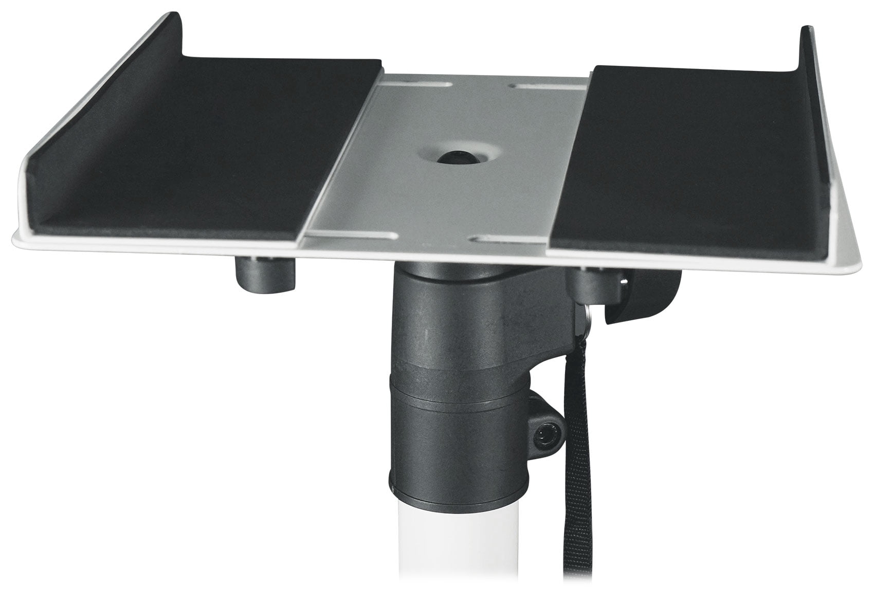 2) Rockville RockShelf 54W 5.25" Home Bookshelf Speakers+White Adjustable Stands
