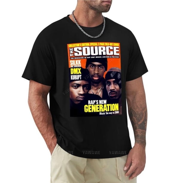 Camiseta negra de los 90 para hombre ropa lisa de moda coreana camisetas de algodón