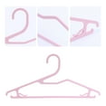 thumbnail image 3 of Unique Bargains Plastic Hangers with Non-Slip Hook 30 Packs Pink, 3 of 6