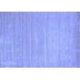 thumbnail image 1 of Ahgly Company Indoor Rectangle Solid Blue Modern Area Rugs, 4' x 6', 1 of 4