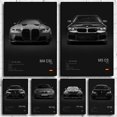 thumbnail image 2 of Póster Pop en blanco y negro, arte de pared, superdeportivo de lujo F80 M3 M140 GTR HD, impresión al óleo sobre lienzo, decoración para el hogar, sala de estar y dormitorio, regalo, 2 of 5